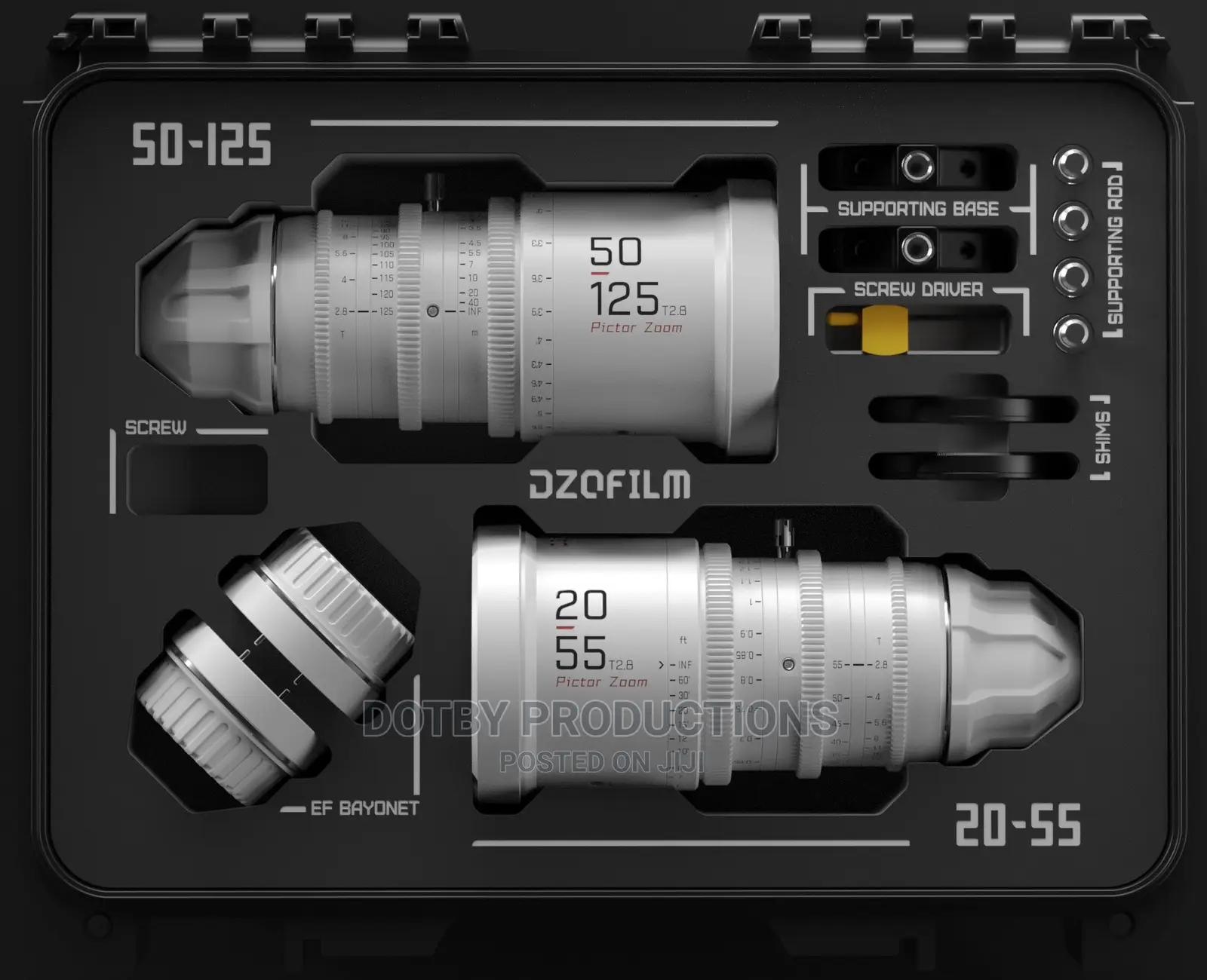 20-55mm 50-125mm T2.8 SUPER35 Cine Lens for Rent