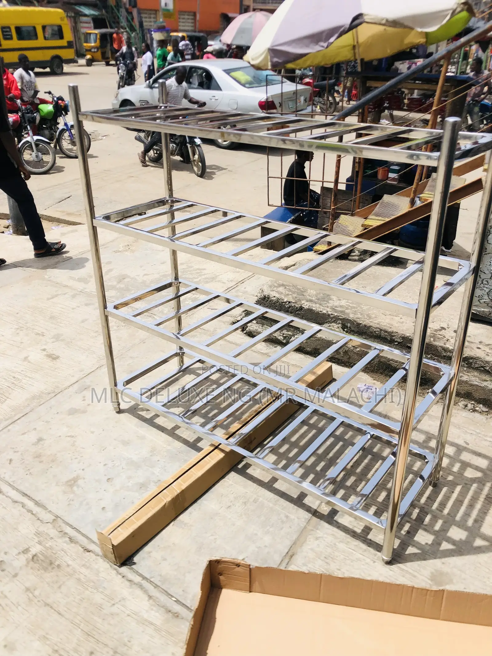 Ladder Type Shelves/Stainless Commercial Kitchen Shelf Units
