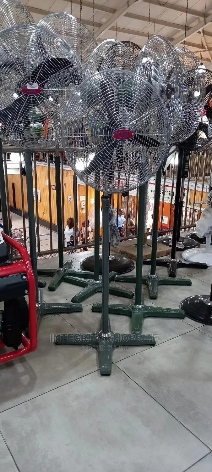 Industrial Ox Standing Fan 18inch Copper