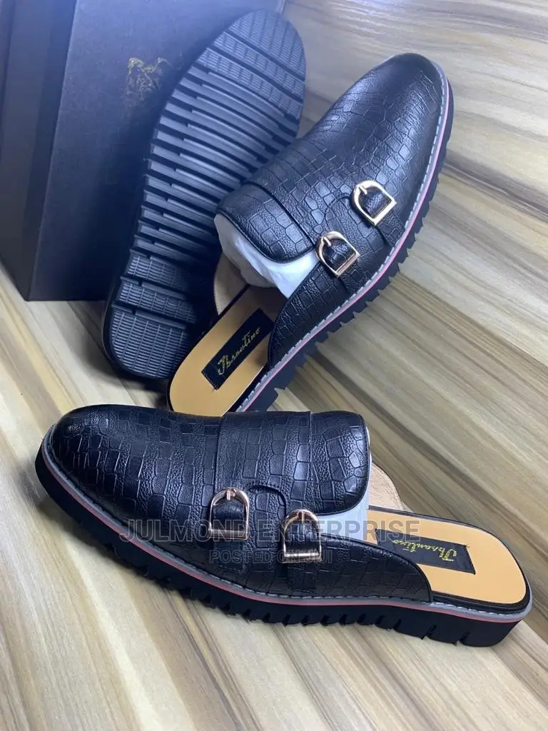 Men's Leather Half Shoe