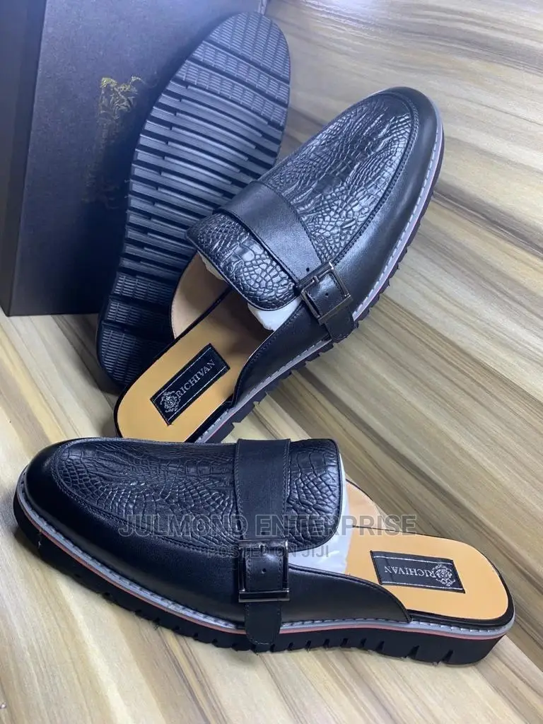 Men's Leather Half Shoe