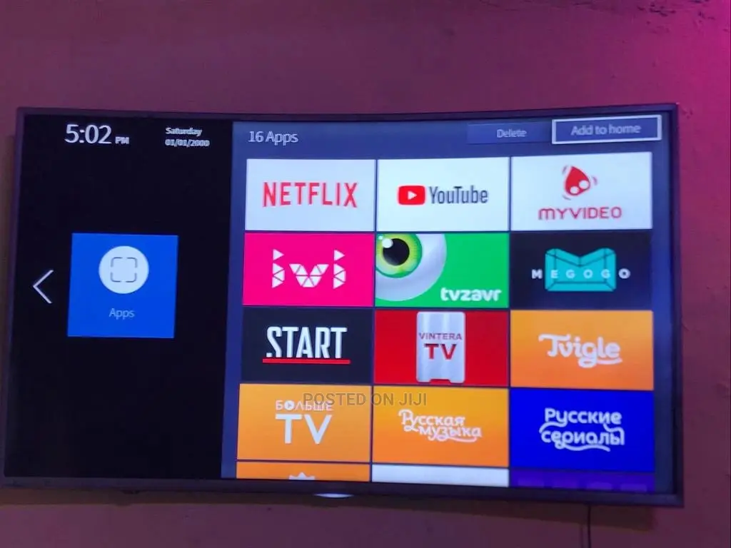 UK Used 55 Inches Hisense Curve Smart TV
