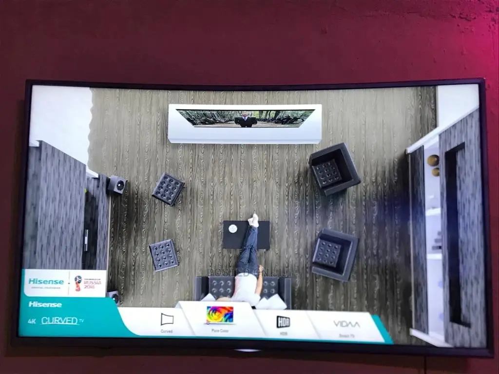 UK Used 55 Inches Hisense Curve Smart TV