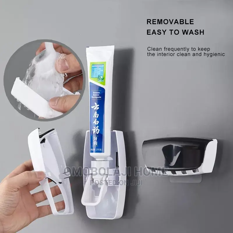 Tooth Paste Dispense and Brush Holder