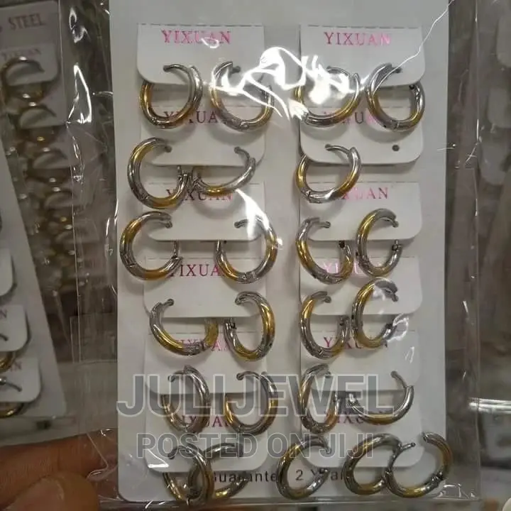 Men Hoops Earrings