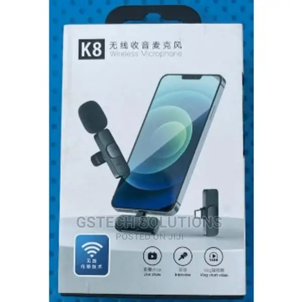 Wireless Lavalier Microphone for iPhone and Type-C 2 in 1