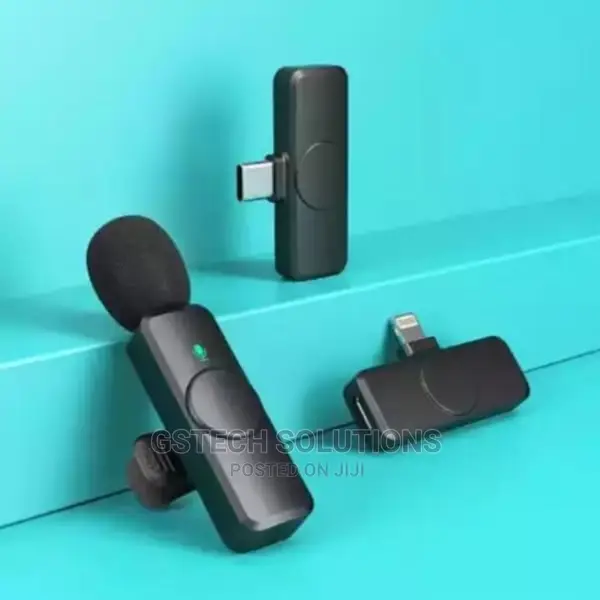 Wireless Lavalier Microphone for iPhone and Type-C 2 in 1
