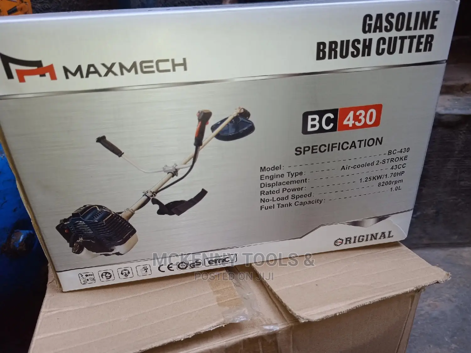 Maxmech Gasoline Brush Cutter Bc 430 Specification