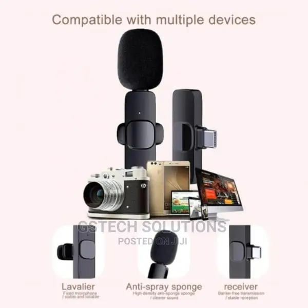 Wireless Microphone For iPhone And Android With Receiver