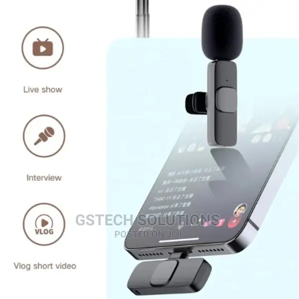 Wireless Microphone For iPhone And Android With Receiver