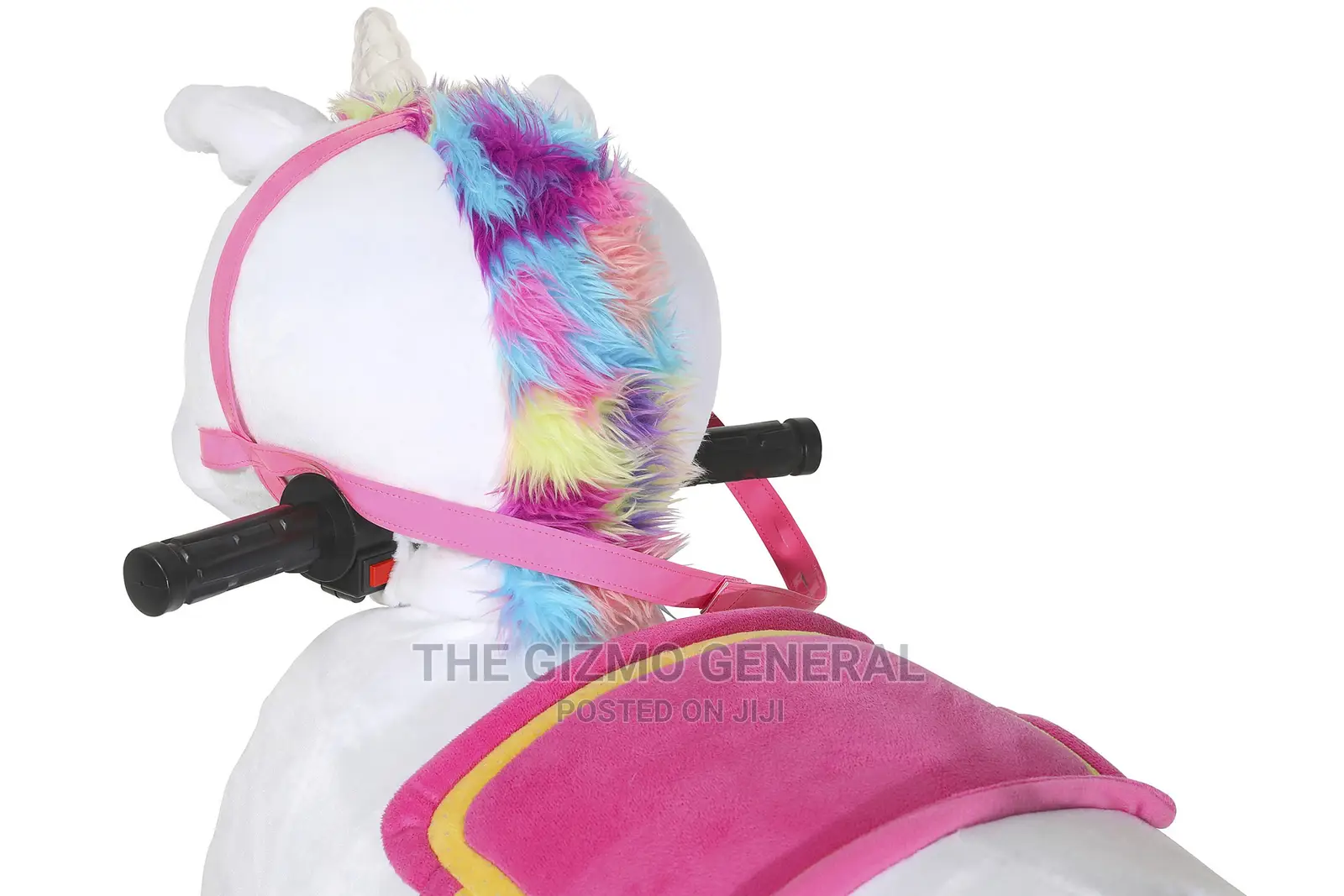 6 Volt Stable Buddies Willow Unicorn Plush Ride-on by Dynacr