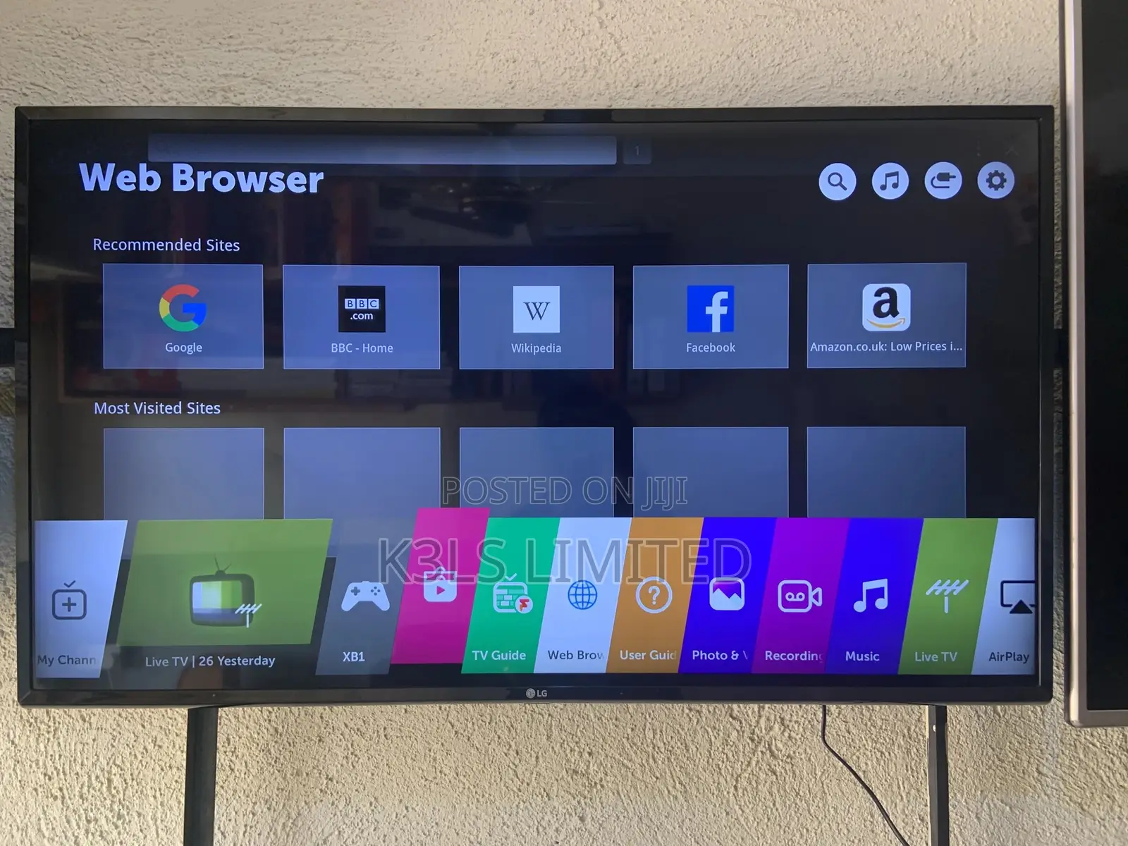 LG 43inch Smart Tv With Built in Satellite Receiver