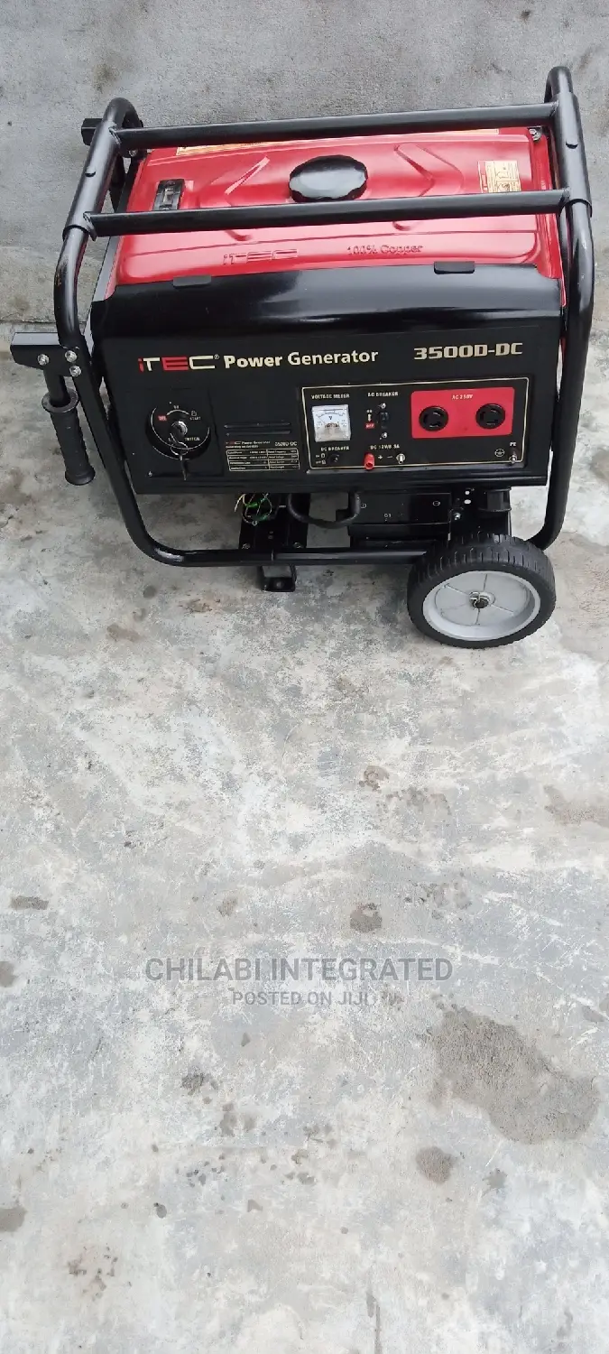 2 Months Old Semi New 3.5KVA ITEC 3500d-Dc Copper Generator