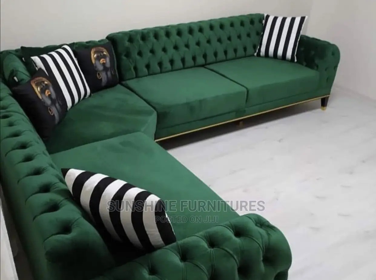 L Shaped Chesterfield Sofa