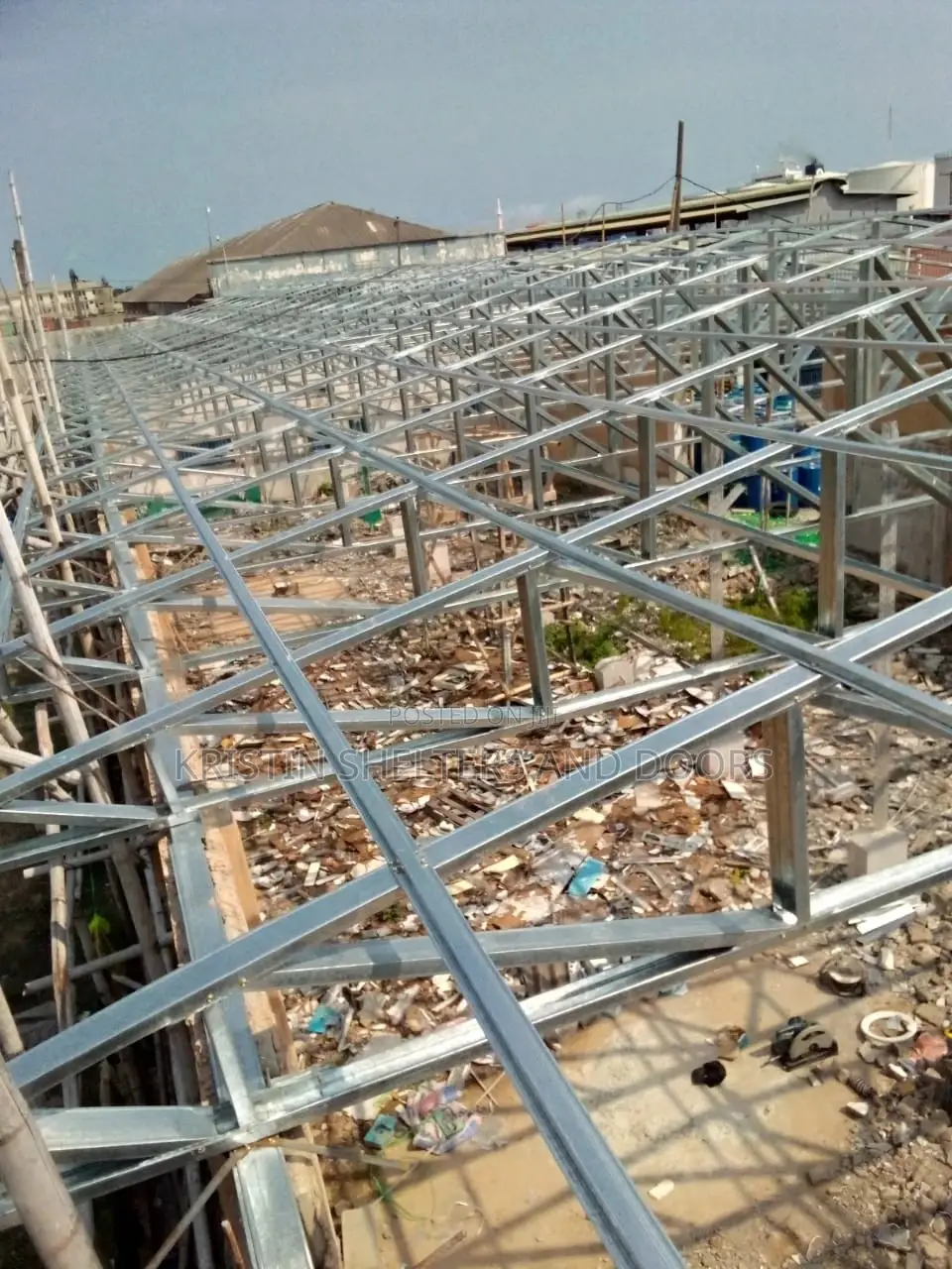 Galvanized Ultra Light Trusses Roof In Nigeria