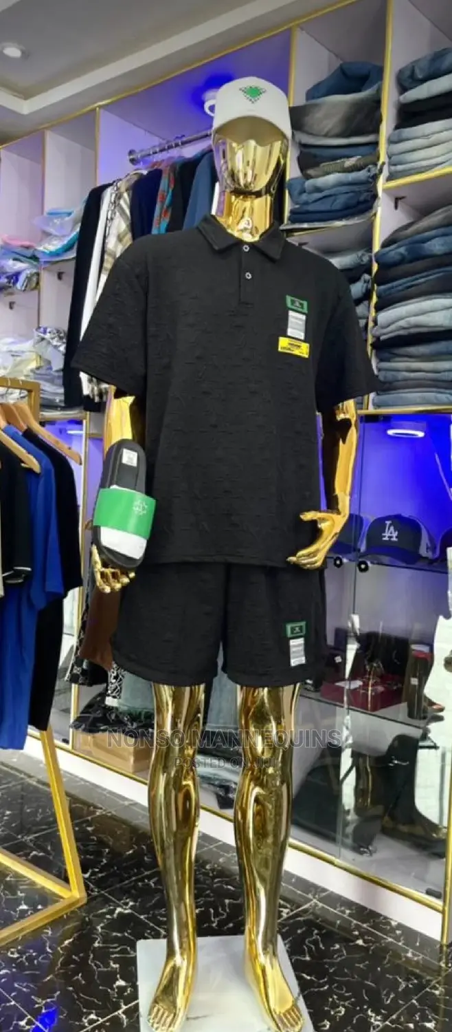 Brand New Male Gold Chrome Display Fashion Mannequin