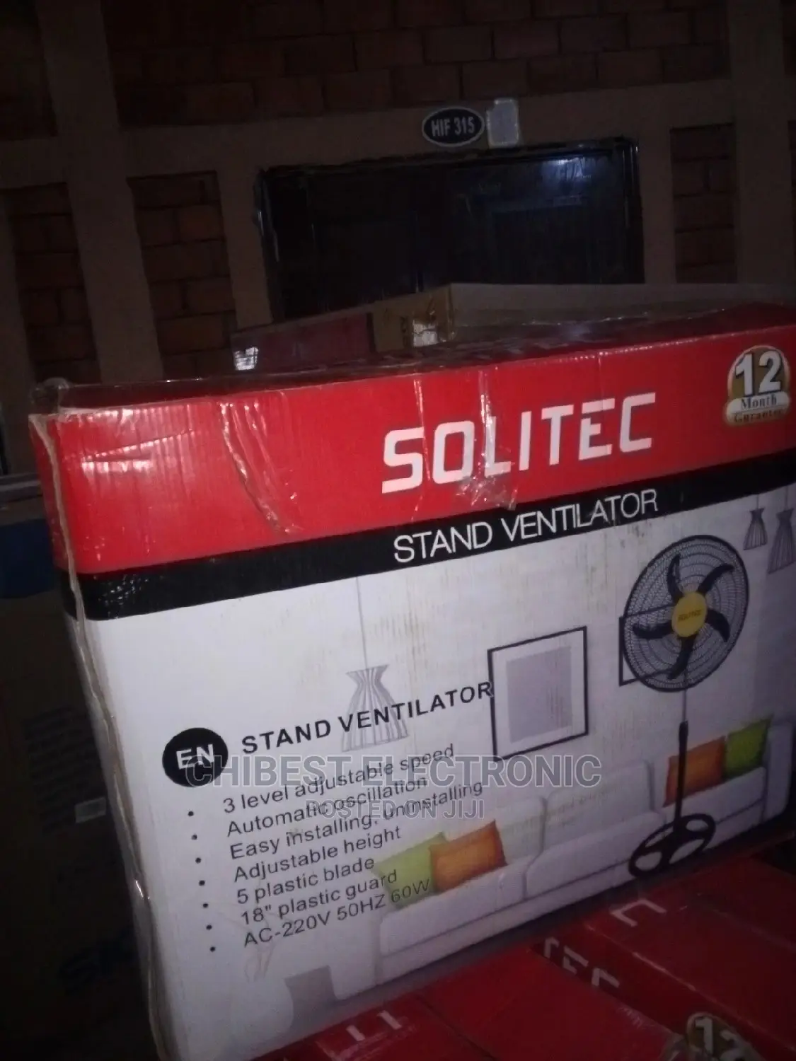 Solitec Ventilator Fan With Warranty Brand New