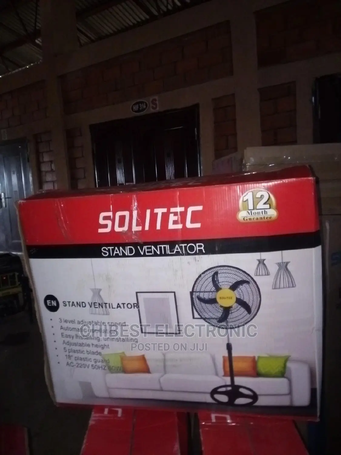 Solitec Fan Ventilator With Warranty Brand New
