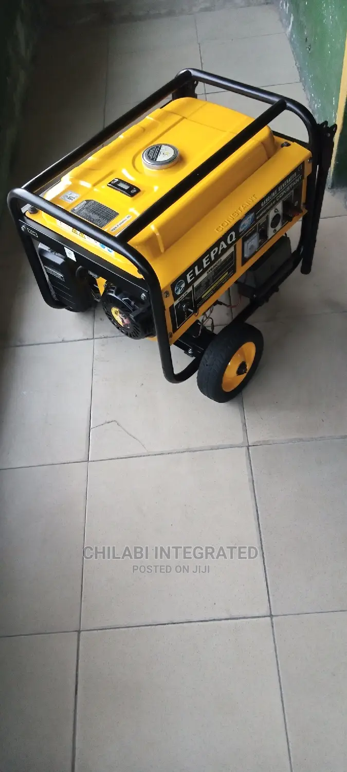 3 Months Old, 3.5KVA ELEPAQ SV6800E2 100% COPPER Generator