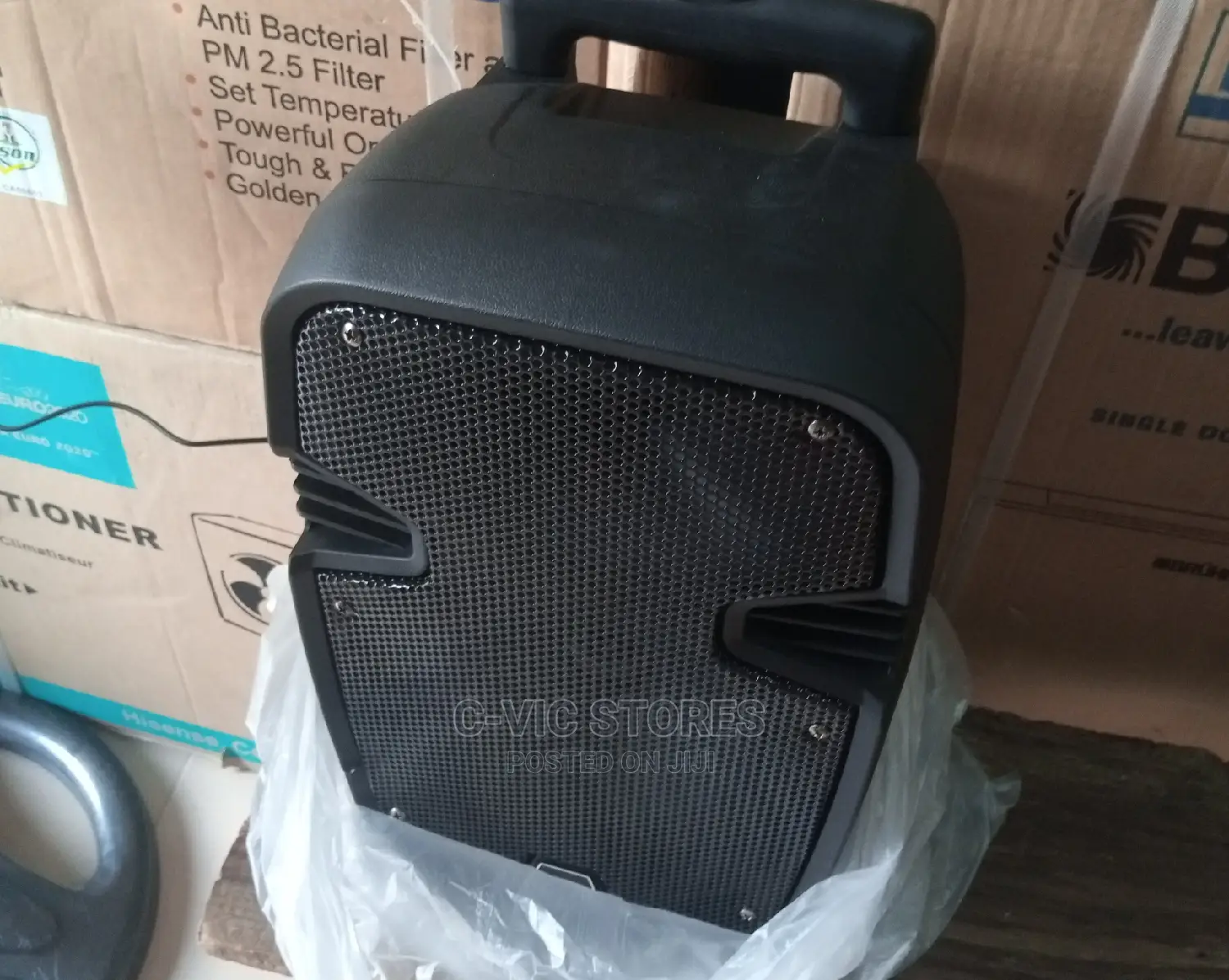 8'' Rechargeable Public Address System Bluetooth 2 Mic, Fm
