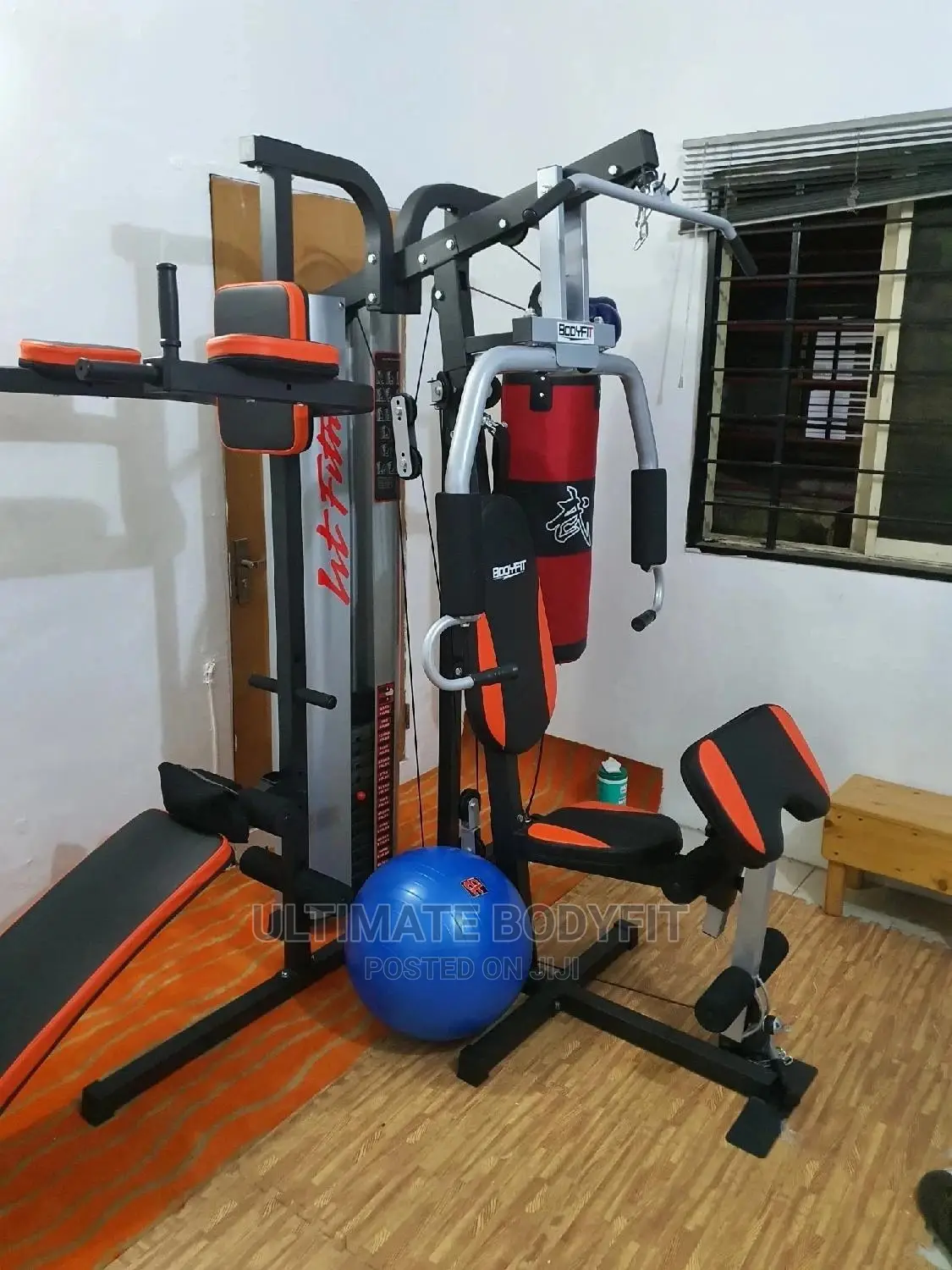 Brand New Three Station Multi Gym With Punch Bag