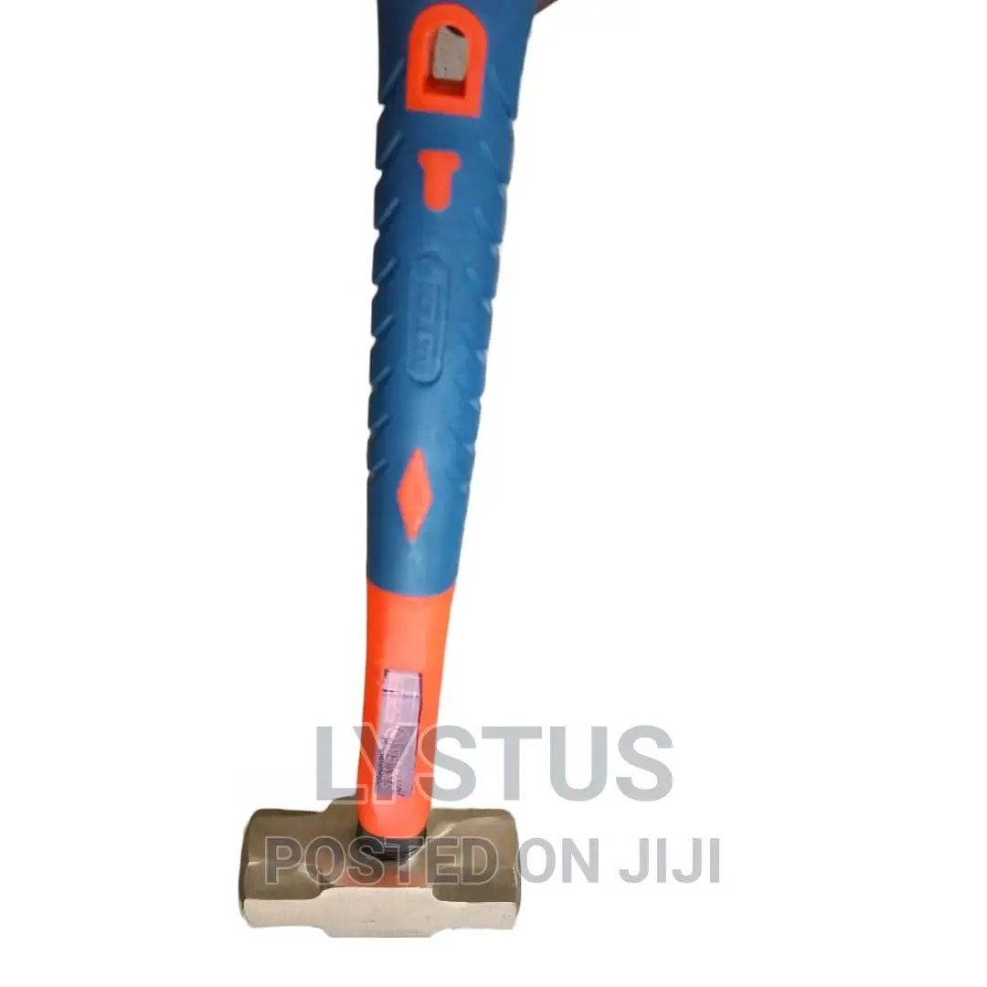 Sledge Hammer 2 Kg Plastic Handle Non Sparking Brass