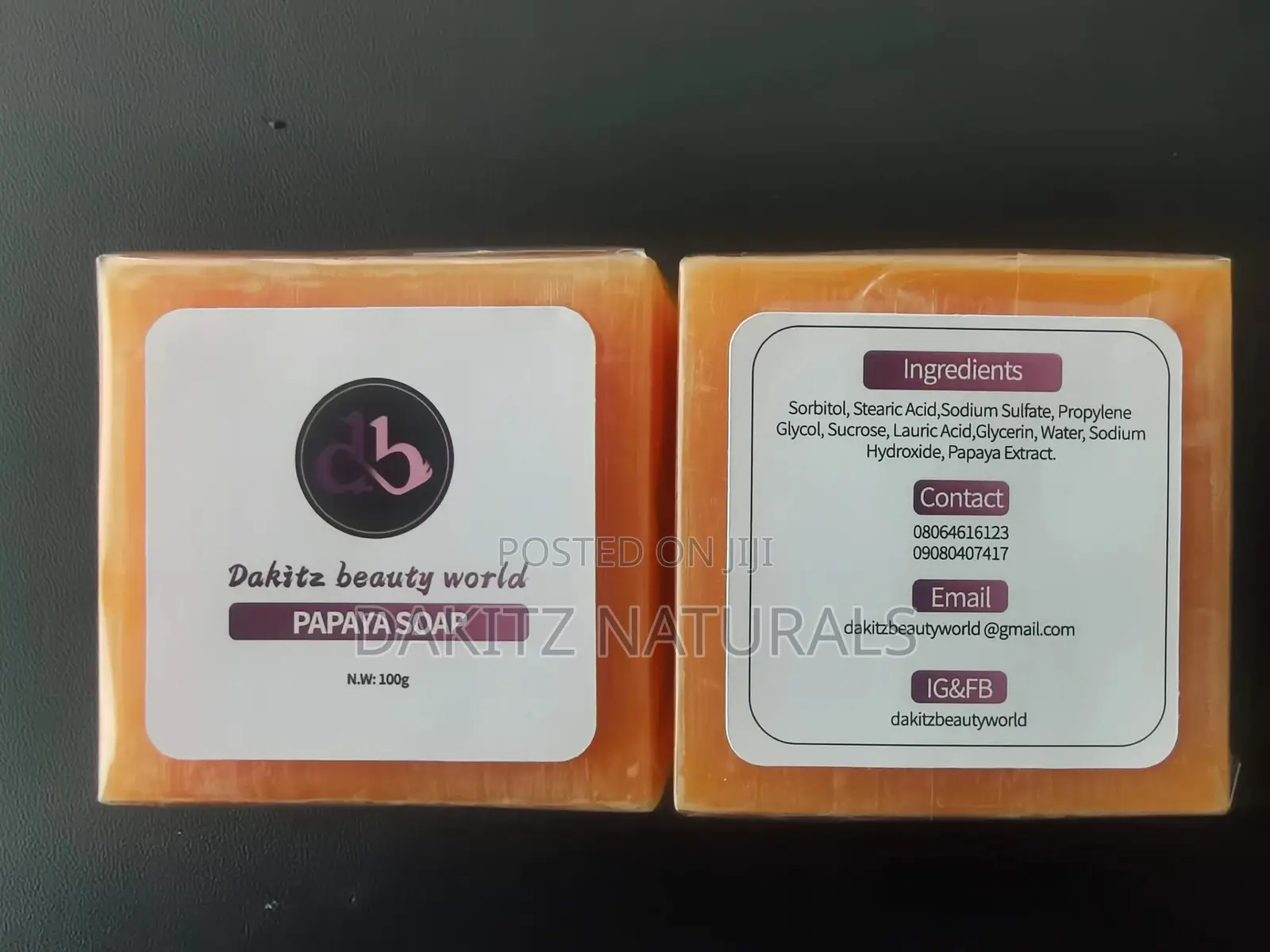 Papaya Face Soap 1dozen