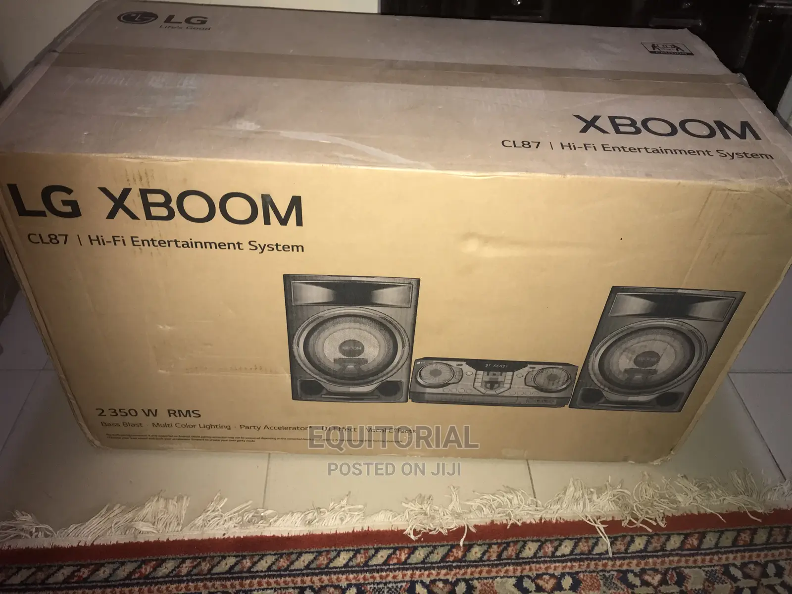 2350W, LG Xboom Dual USB Multi Color Lighting, DJ Effect