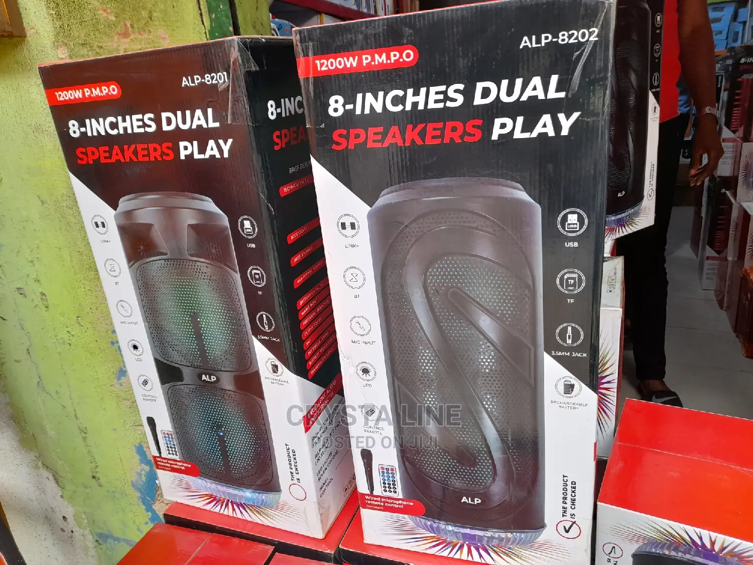 ALP 8-Inches Dual Speaker With Mega Phone