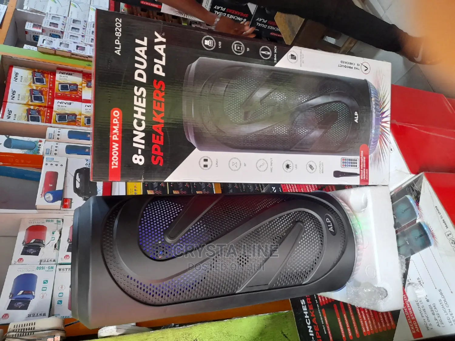 ALP 8-Inches Dual Speaker With Mega Phone