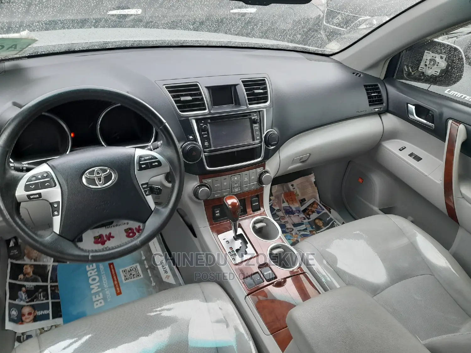 Toyota Highlander Limited 3.5L 2WD 2013 Silver