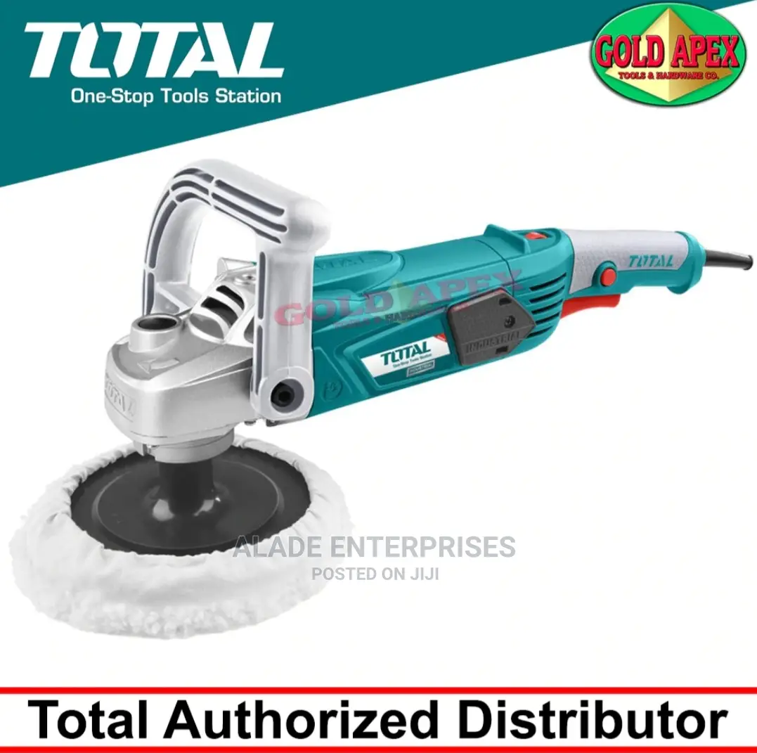 Total 1400w Variable Speed Angle Polisher - Buffing Machine