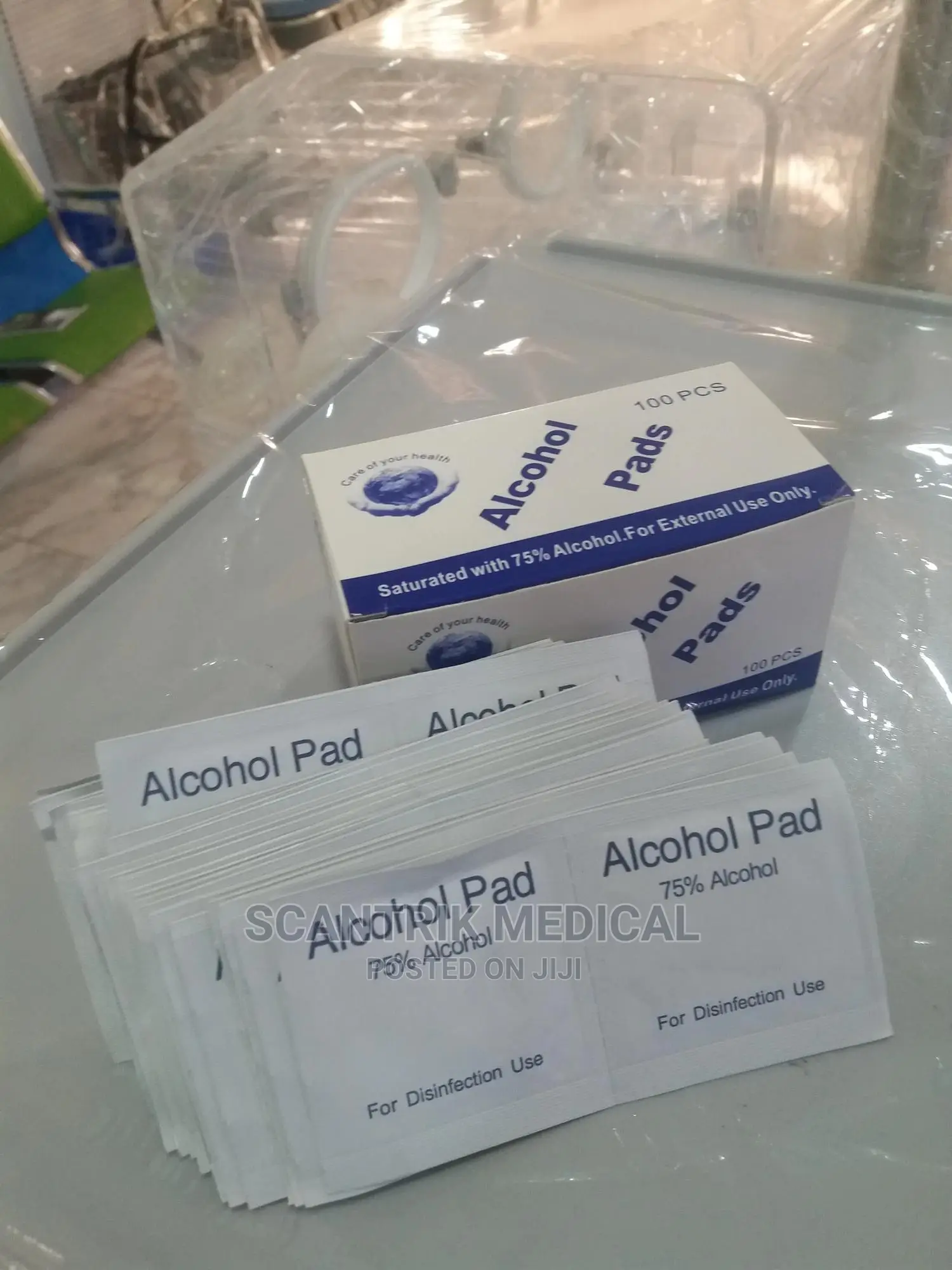 Alcohol Pads Swabs Wipes 75% Alcohol Portable