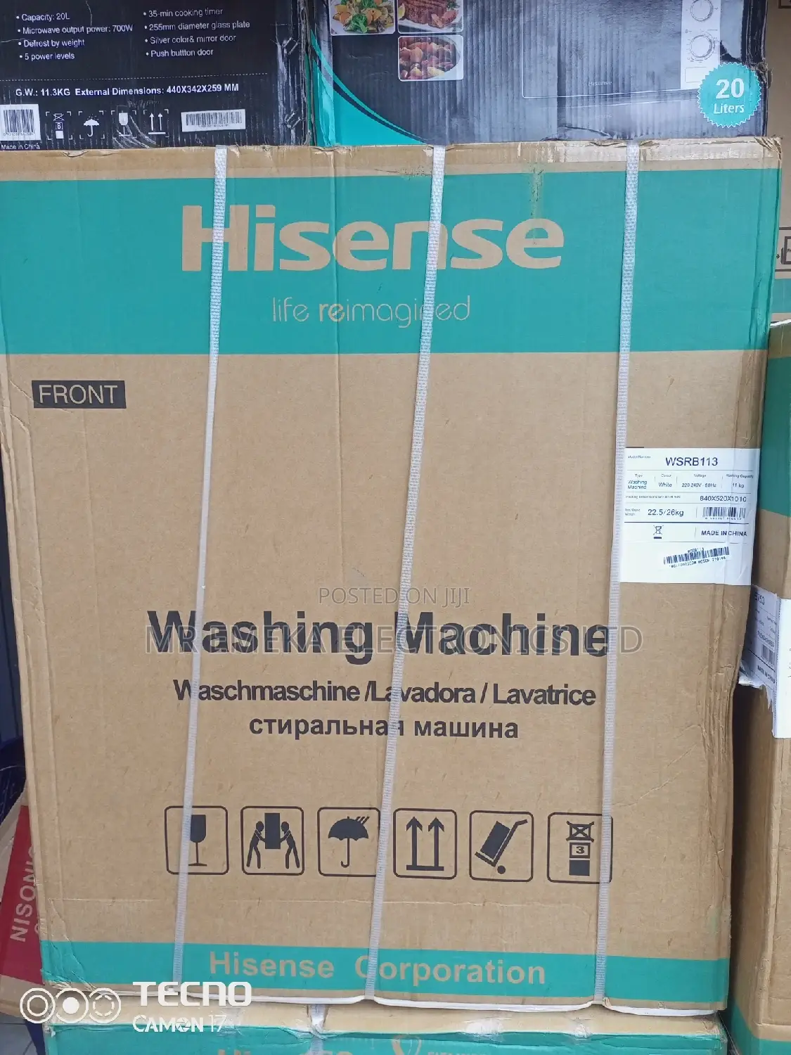 Hisense 11kg Washing Machine Twin Tub