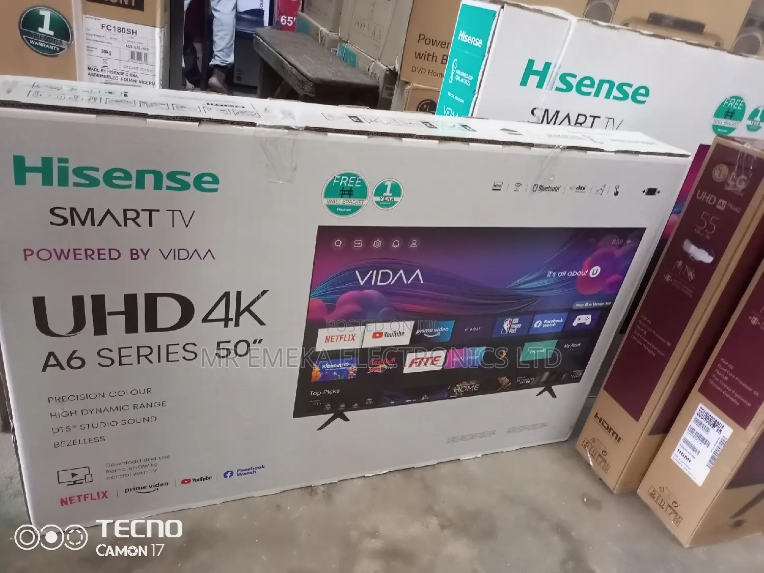 Hisense 50 Inches Smart Tv