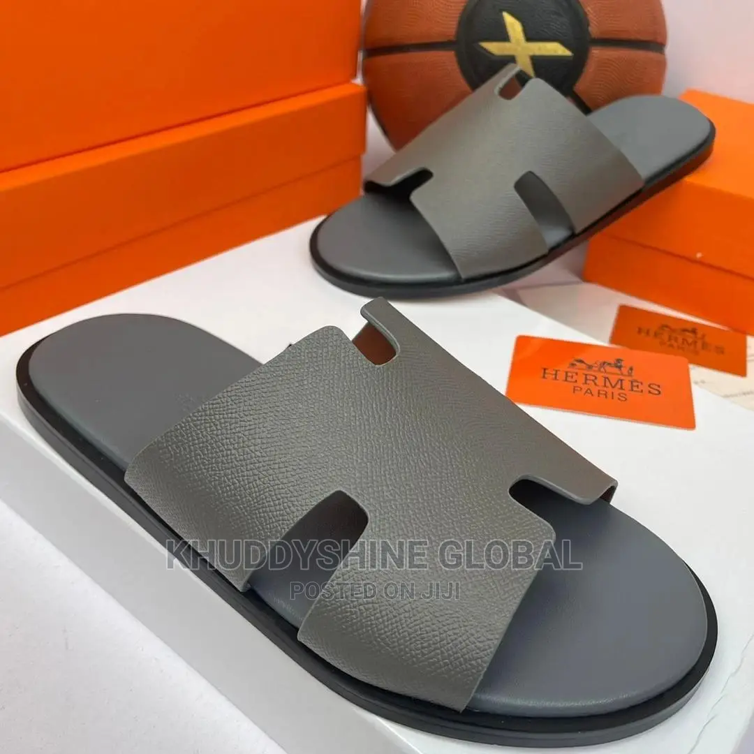 Hermes Paris Palm Slippers