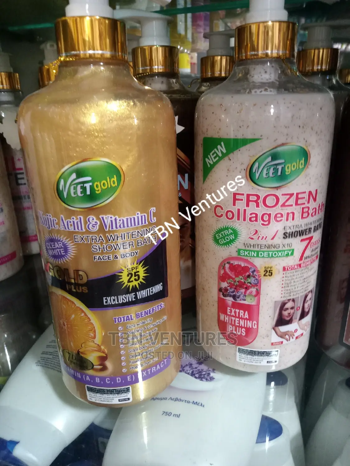 Veet Gold Shower Gel Varieties