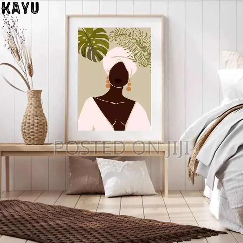 Fashion Afro Girl Art Print