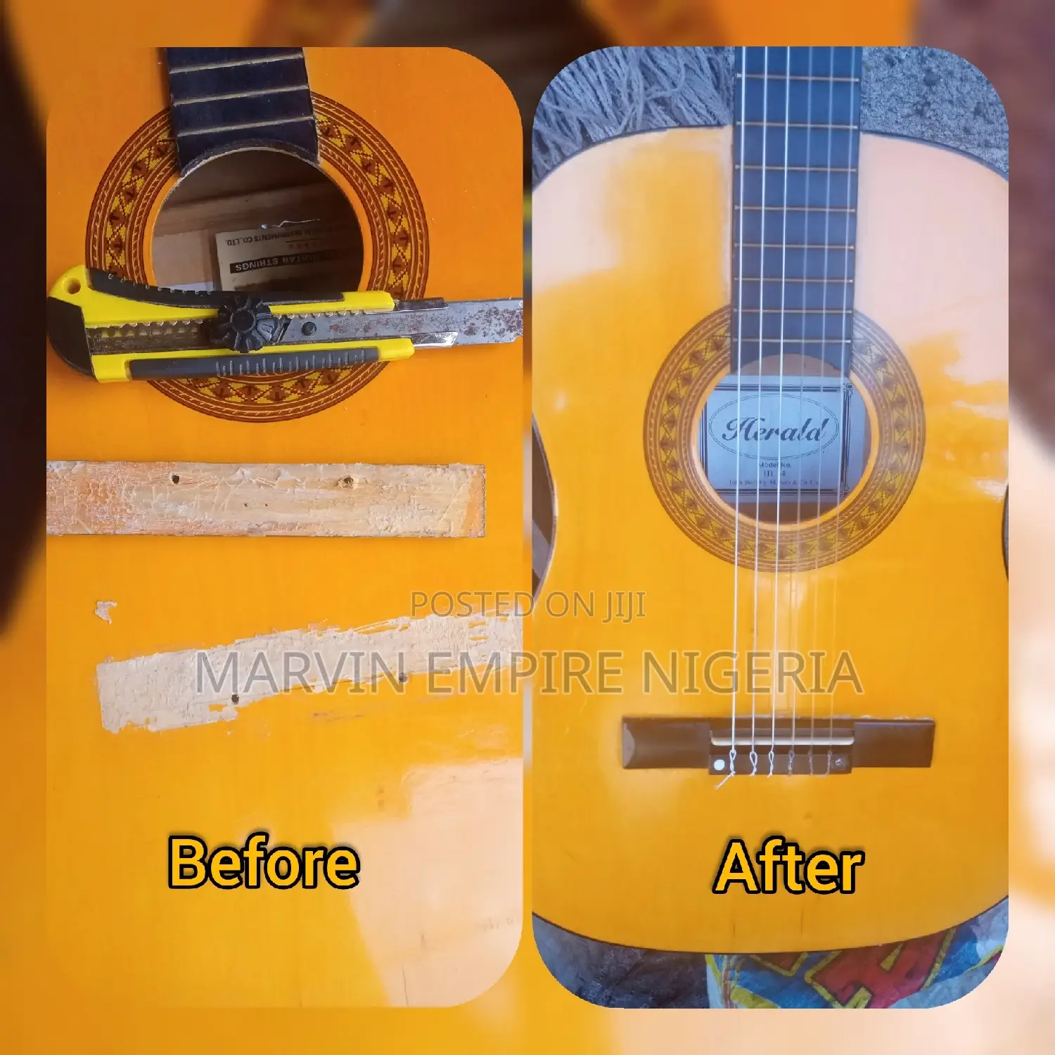 Repairs And Service Of Musical Instrument_ Guitars Violin