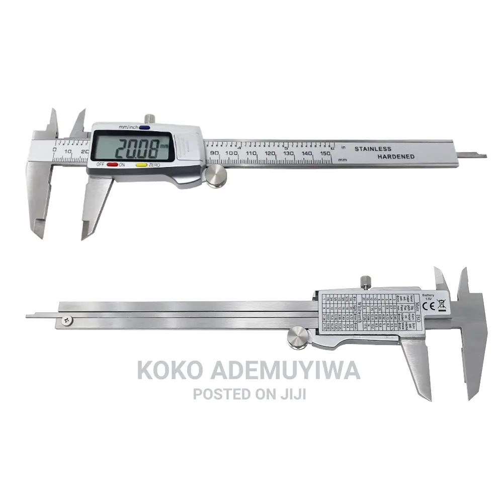 6" 150mm Digital Stainless Steel Electronic Vernier Caliper