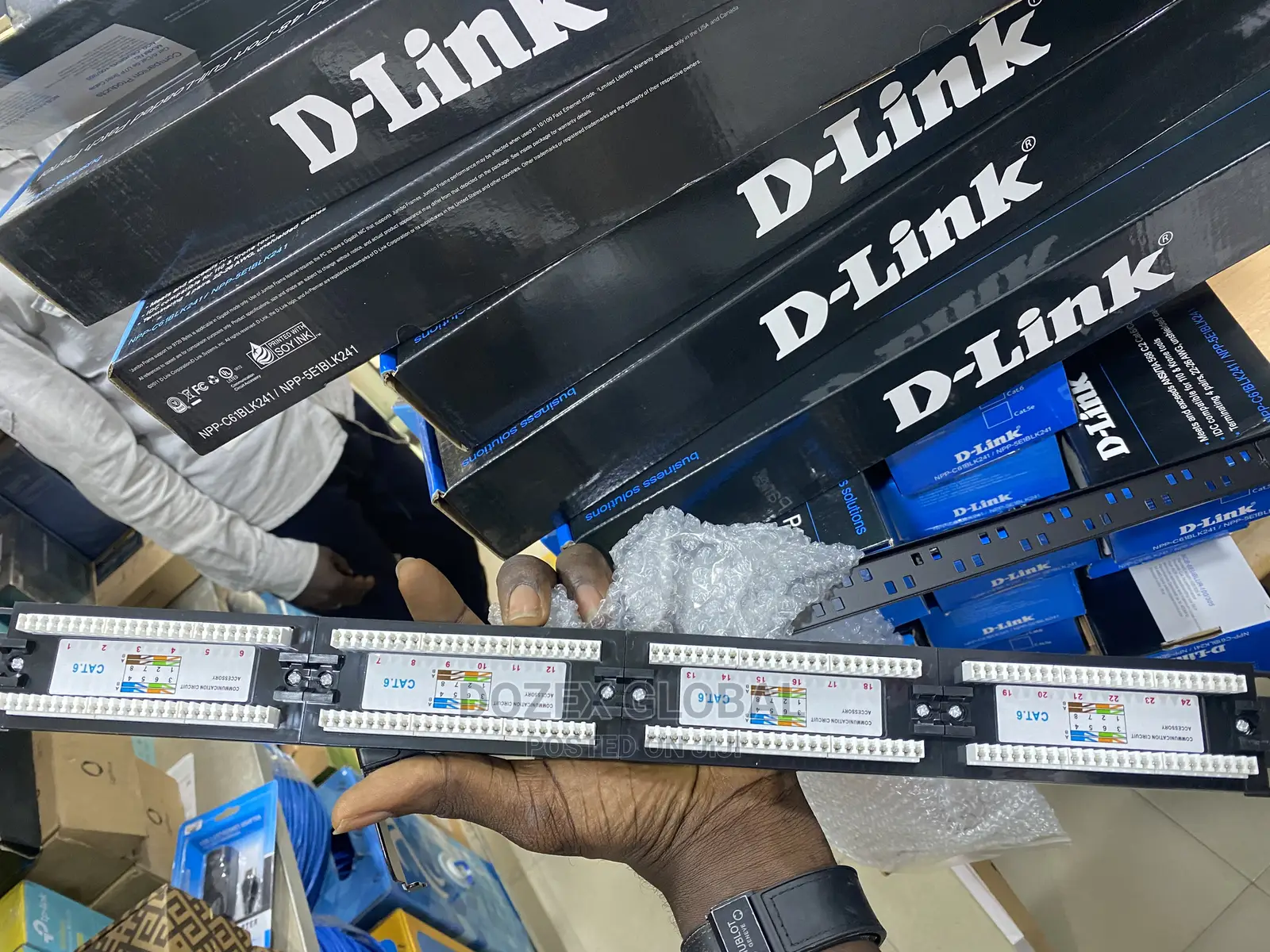 D-Link 24 Ports Cat 6 Patch Panels