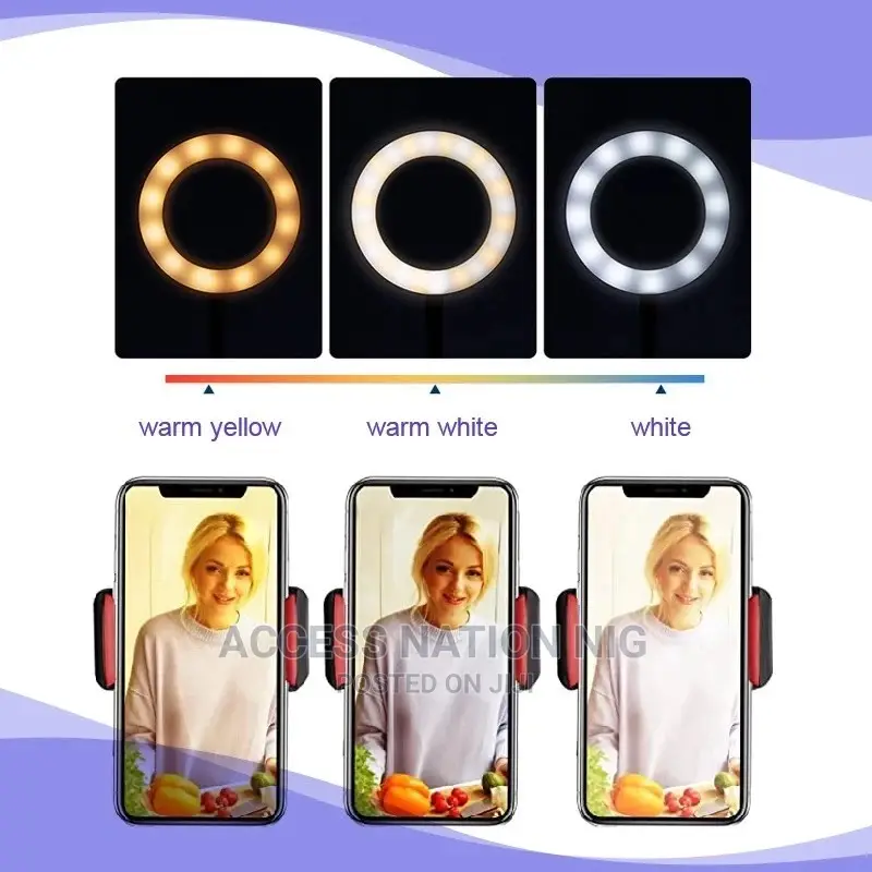 2 in 1 Photo Studio LED Ring Fill Light for Live Stream