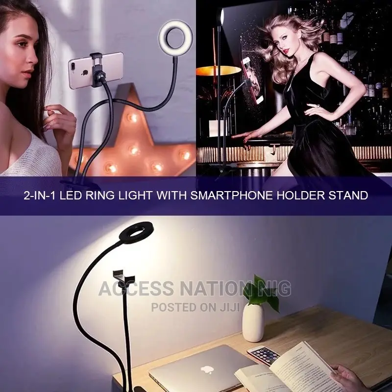 2 in 1 Photo Studio LED Ring Fill Light for Live Stream