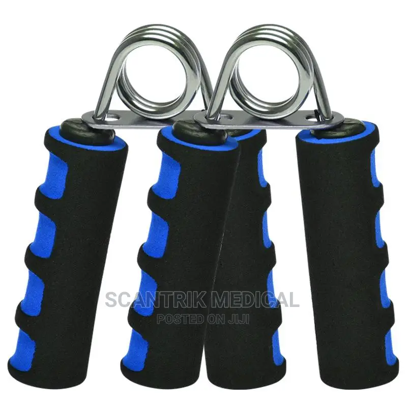Portable Hand Gripper Exerciser Forearm Fitness Blue Red