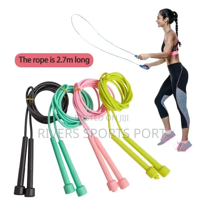 8ft Skipping Rope Fitness Adjustable Sports Jumping Rope