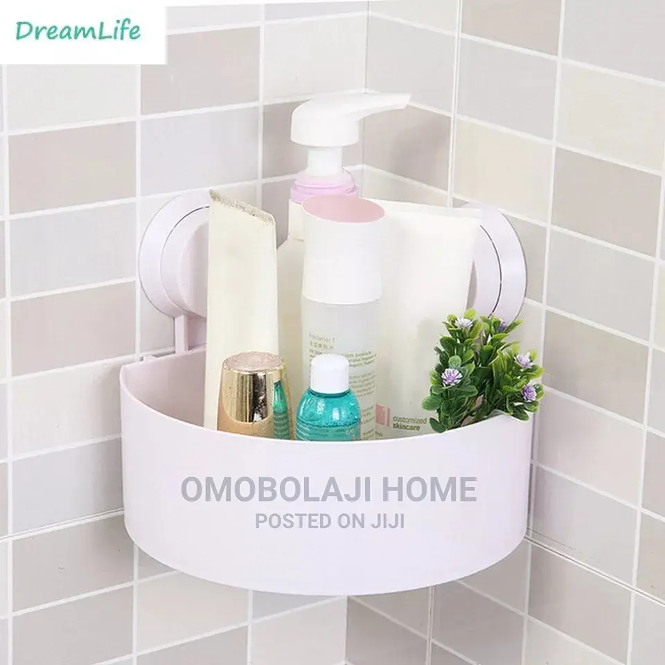 One Piece Bathroom Corner Shelf
