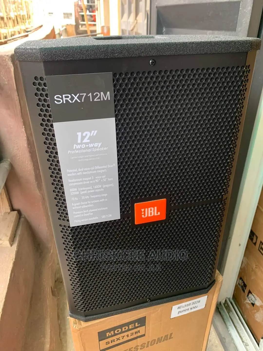 Jbl 12" Hanging Floor Monitor Speaker -Pair