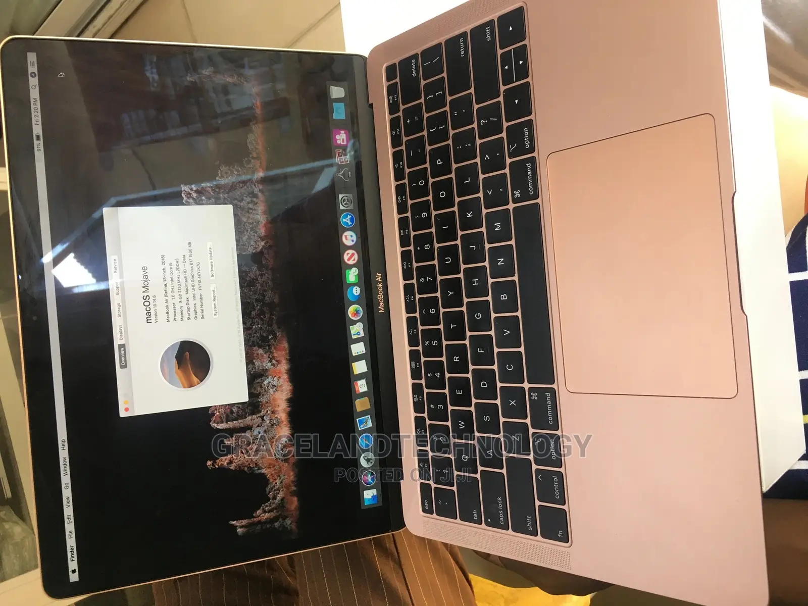 Laptop Apple MacBook Air 2020 8GB Intel Core I5 SSD 256GB