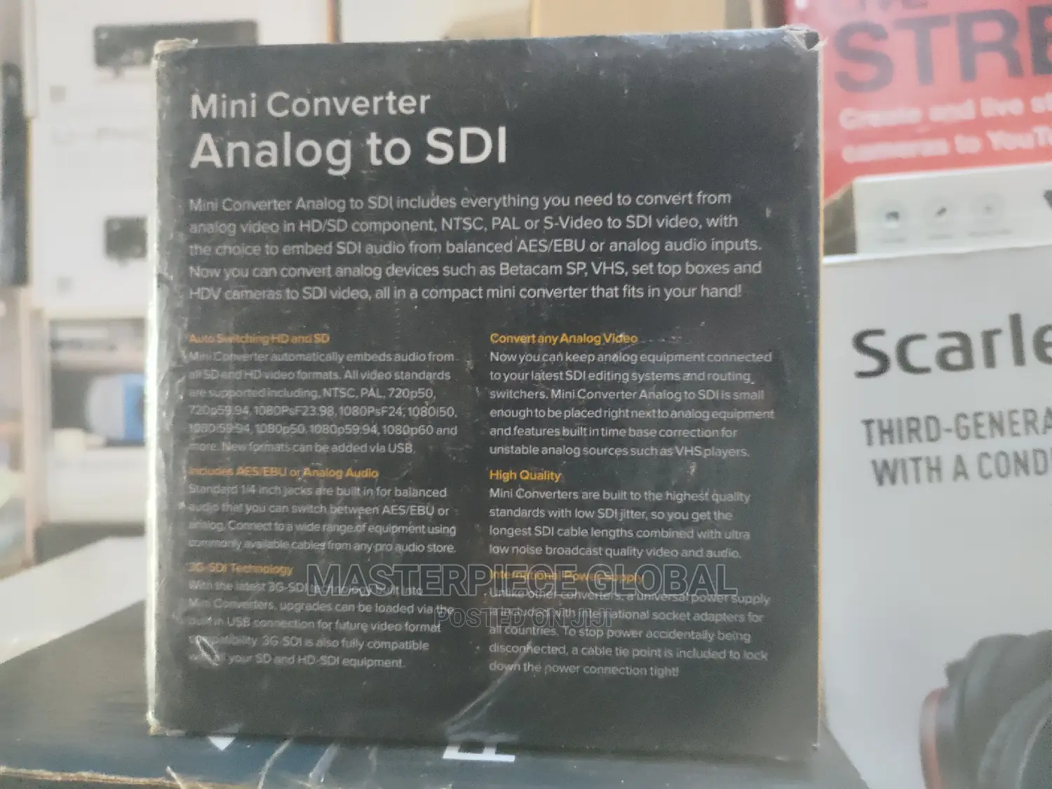 Blackmagic Analog to Sdi Mini Converter
