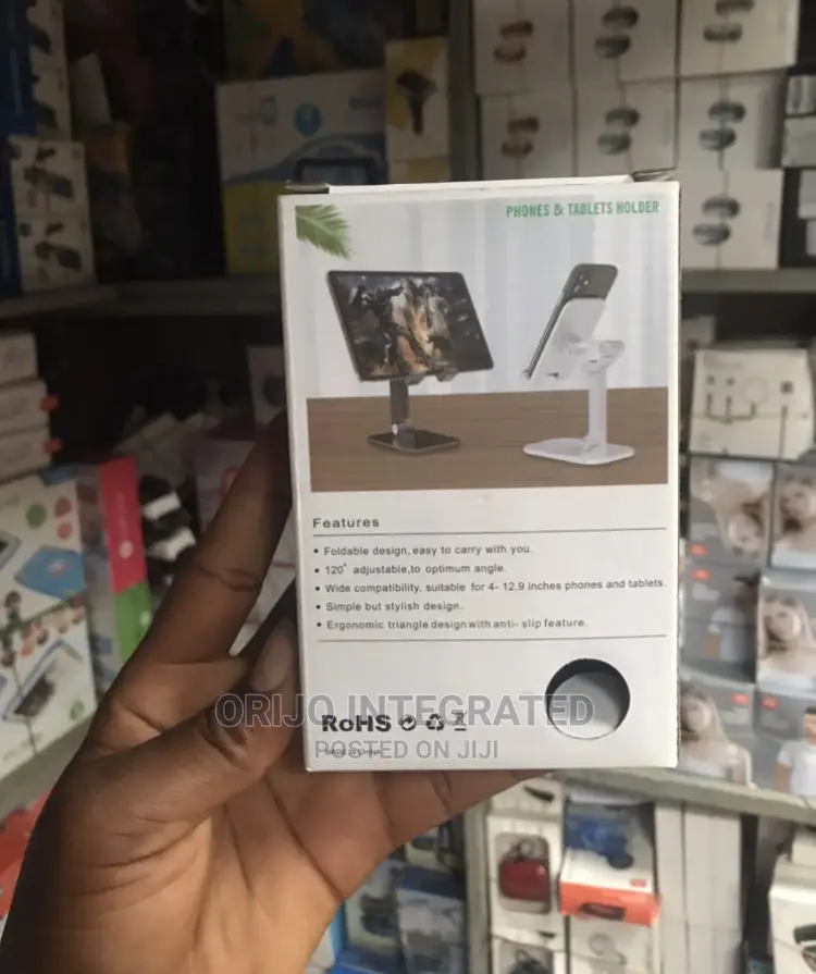 Foldable and Adjustable Phone Desktop Stand -